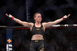 Valentina Shevchenko (pictured) is seen as an all-time great, but Zhang Weili has entered that conversation in recent years